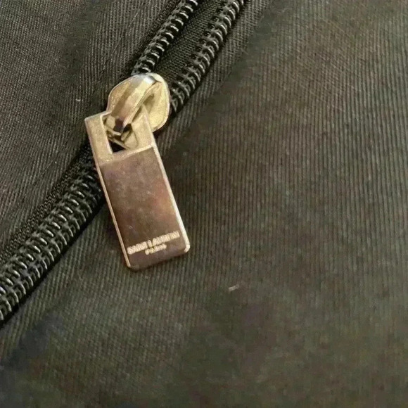 Saint Laurent garment extra long black fabric bag 65x23 - Picture 10 of 13